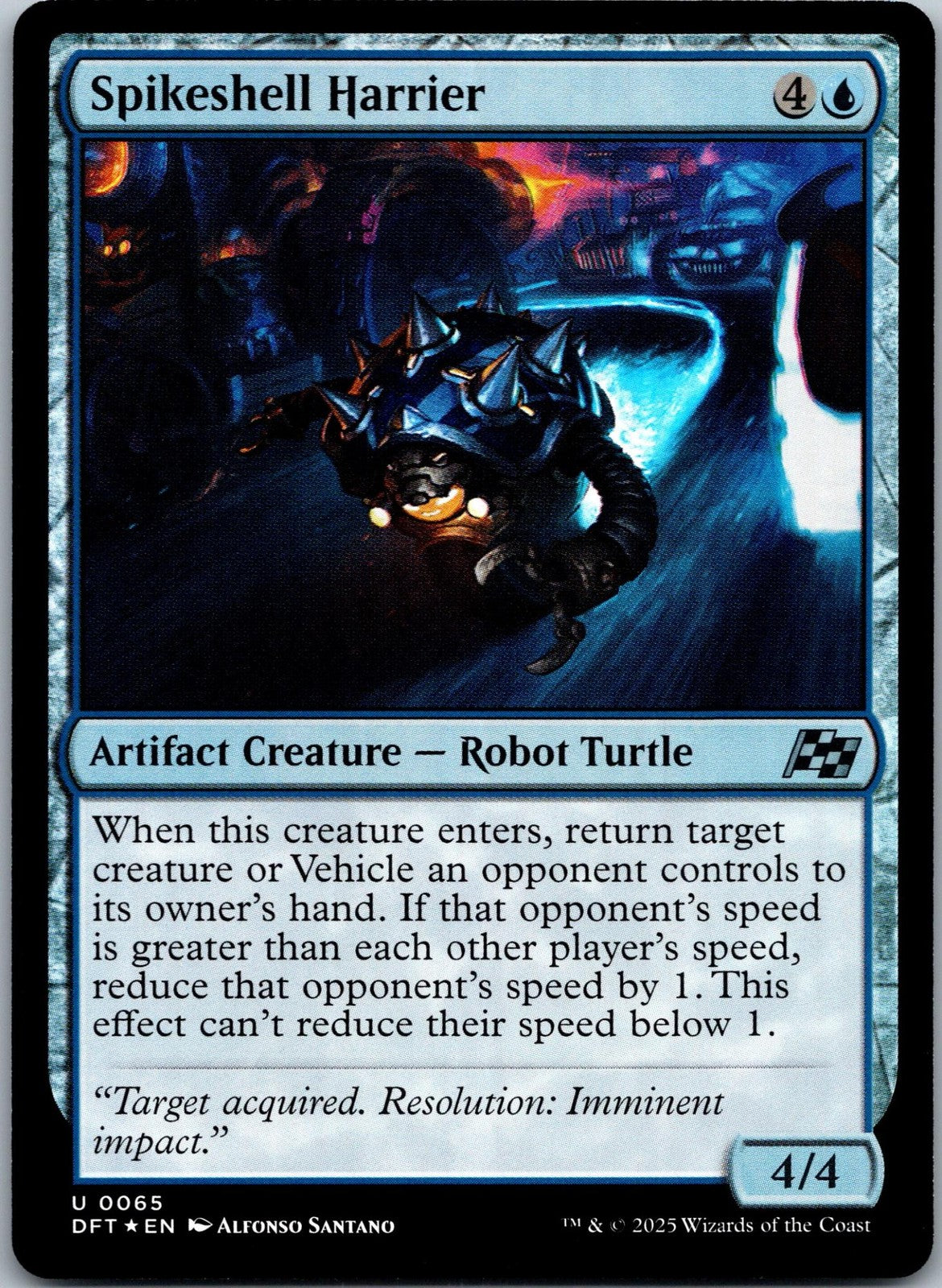 Spikeshell Harrier 65 Uncommon Aetherdrift Magic: The Gathering Near Mint