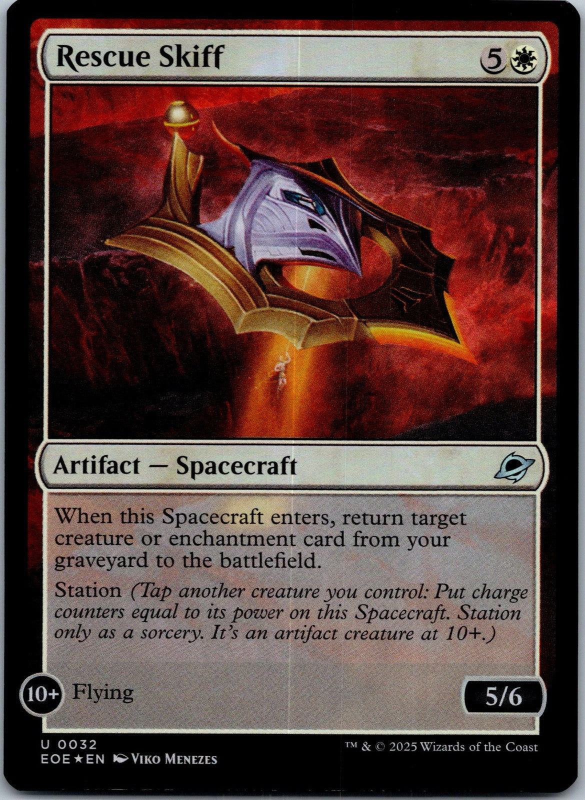Rescue Skiff 32 Uncommon Edge of Eternities Magic: The Gathering Near Mint