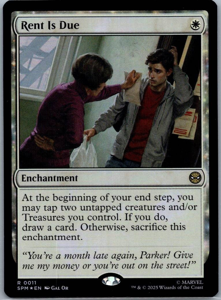 Rent Is Due 11 Rare Marvel's Spider-Man Magic: The Gathering Near Mint