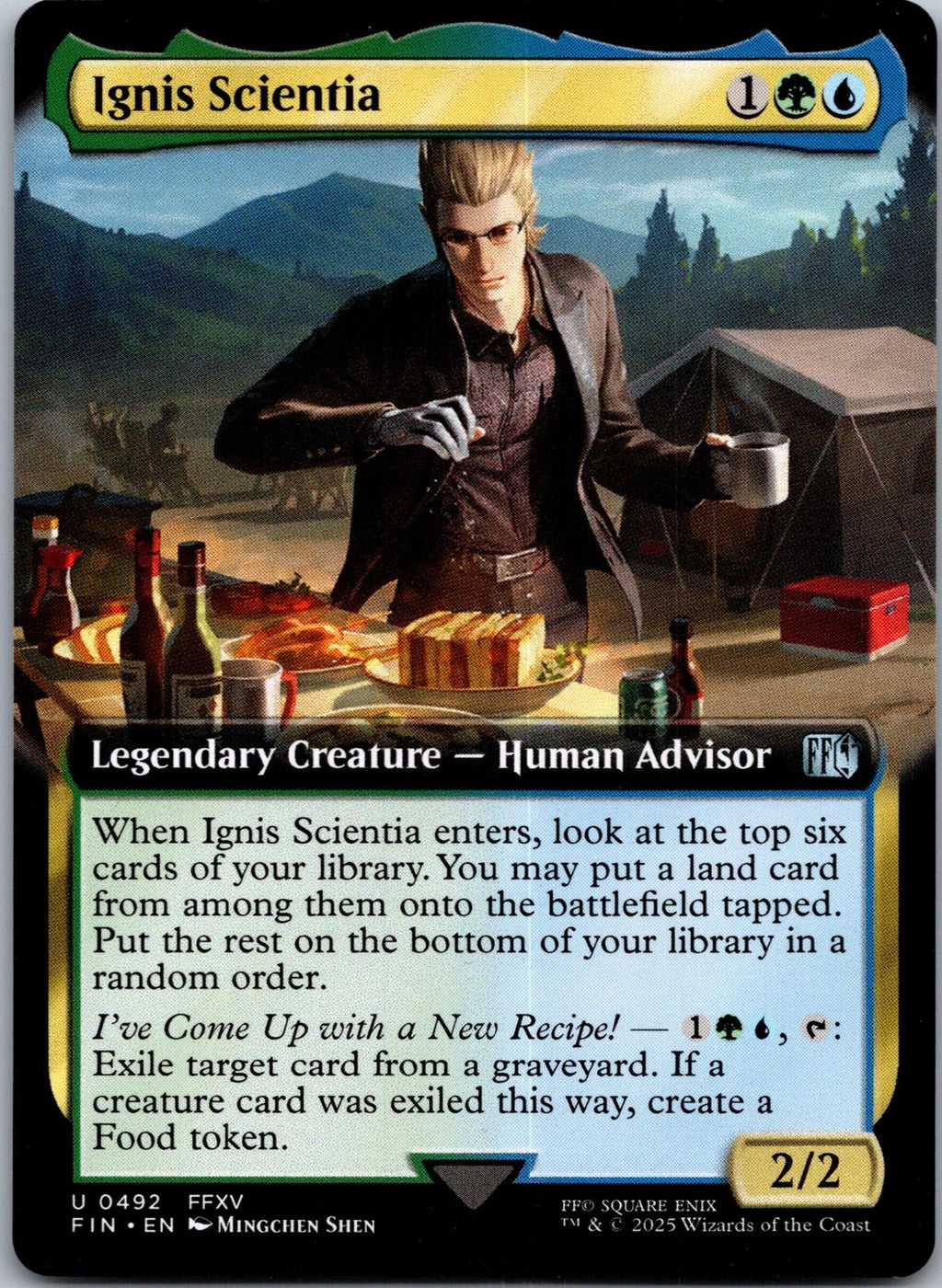 Ignis Scientia (Extended Art) 492 Uncommon Final Fantasy Magic: The Gathering NM
