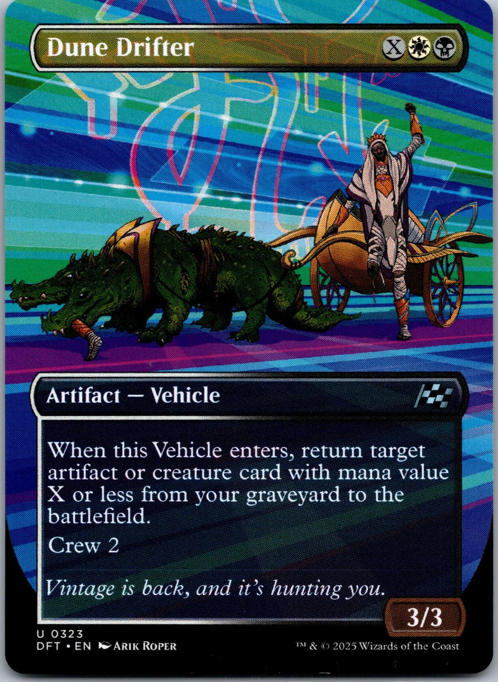 Dune Drifter (Borderless) 323 Uncommon Aetherdrift Magic: The Gathering NM