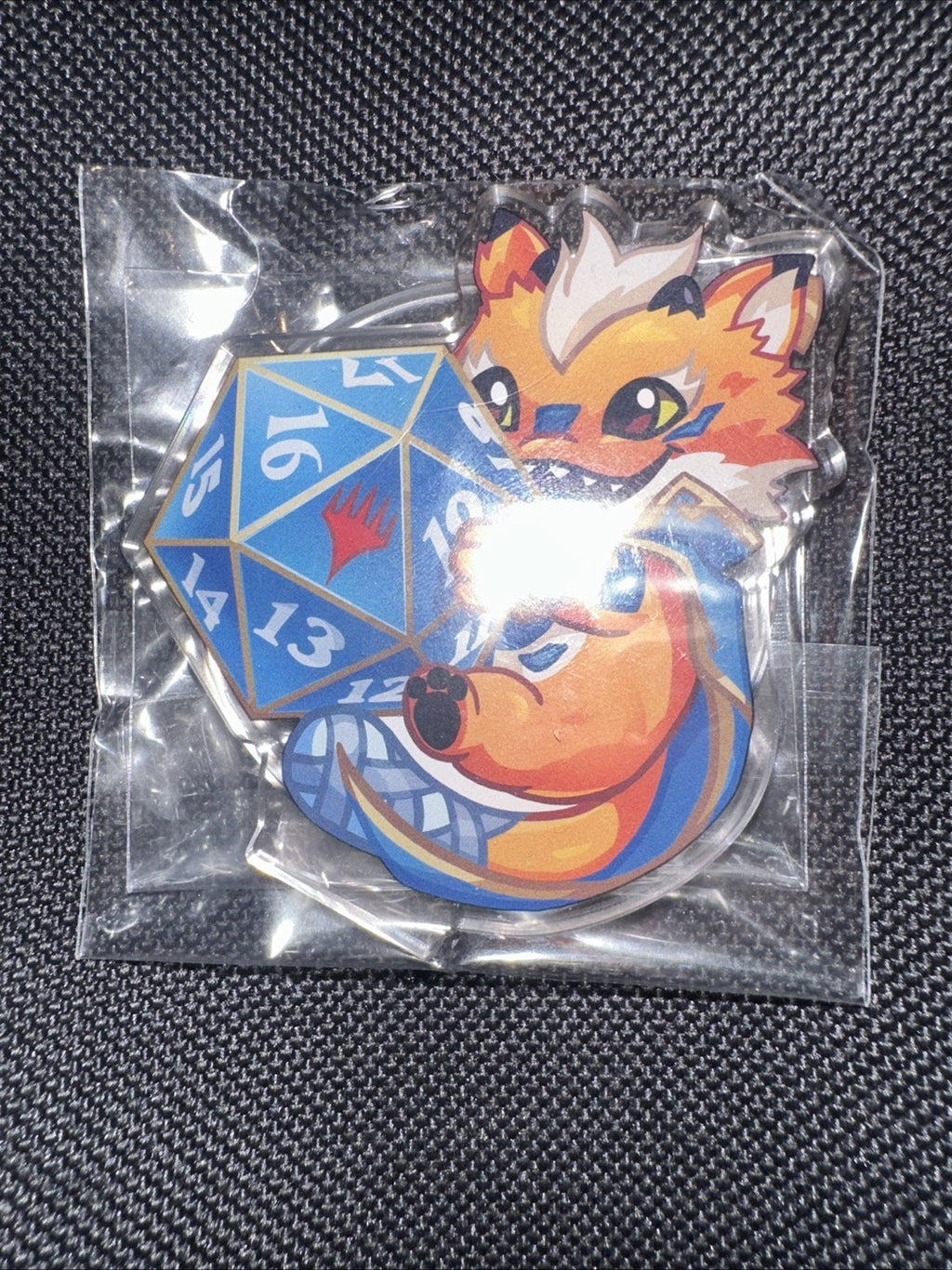 MTG Loot Promotional Acrylic Standee with D20