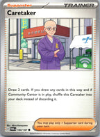Caretaker 144/167 Common Twilight Masquerade Pokemon Near Mint