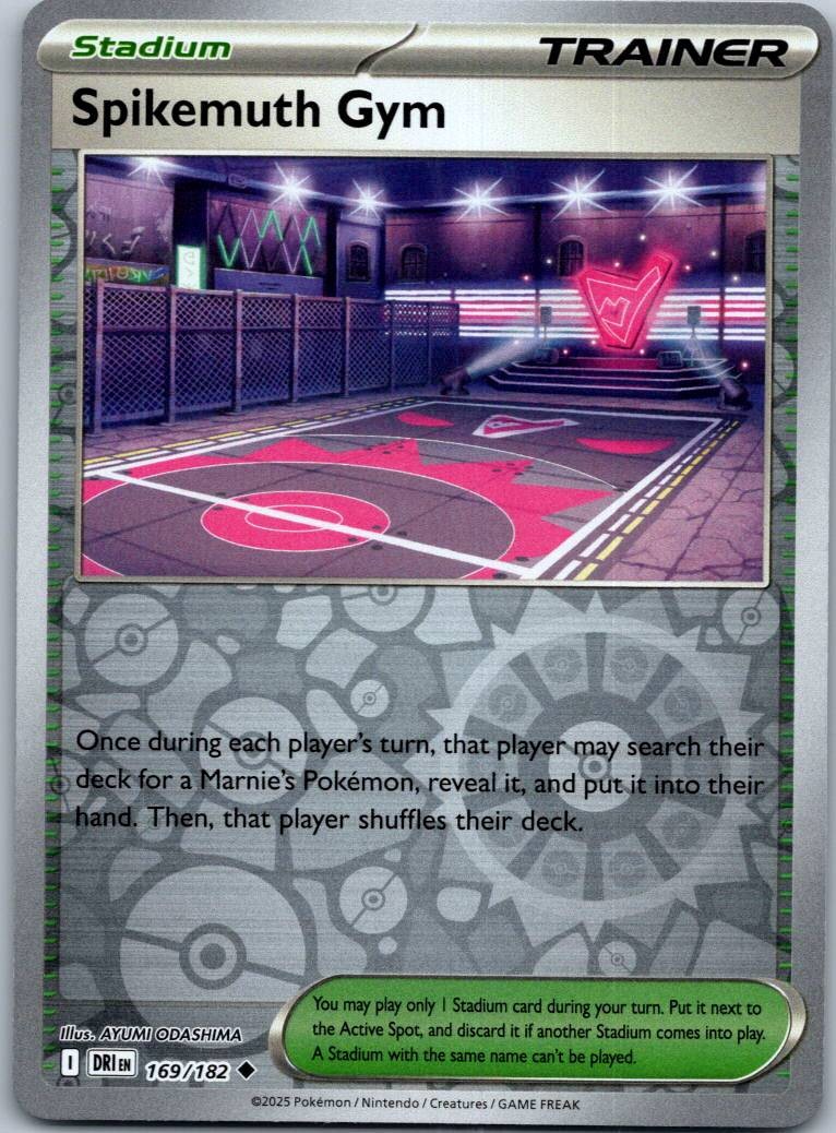 Spikemuth Gym 169/182 Reverse Destined Rivals Pokemon Near Mint