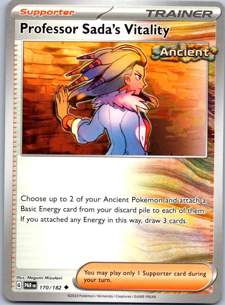 Professor Sada's Vitality 170/182 Uncommon Paradox Rift Pokemon Near Mint