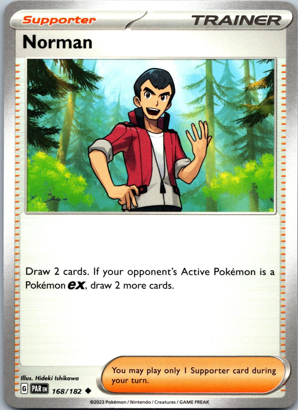 Norman 168/182 Uncommon Paradox Rift Pokemon Near Mint