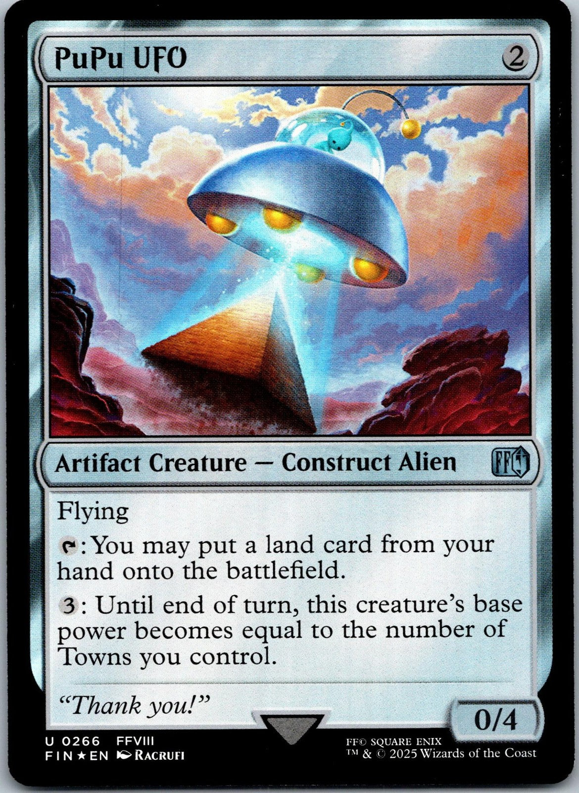PuPu UFO 266 Uncommon Final Fantasy Magic: The Gathering Near Mint | HOKO