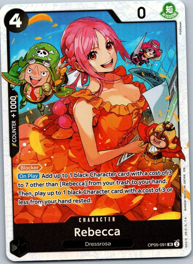 Rebecca (Reprint) OP05-091 Premium Booster -The Best- Vol. 2 One Piece NM