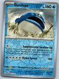 Dondozo 055/182 Uncommon Paradox Rift Pokemon Reverse Holo Near Mint