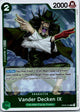 Vander Decken IX OP06-033 Rare Wings of the Captain One Piece Near Mint