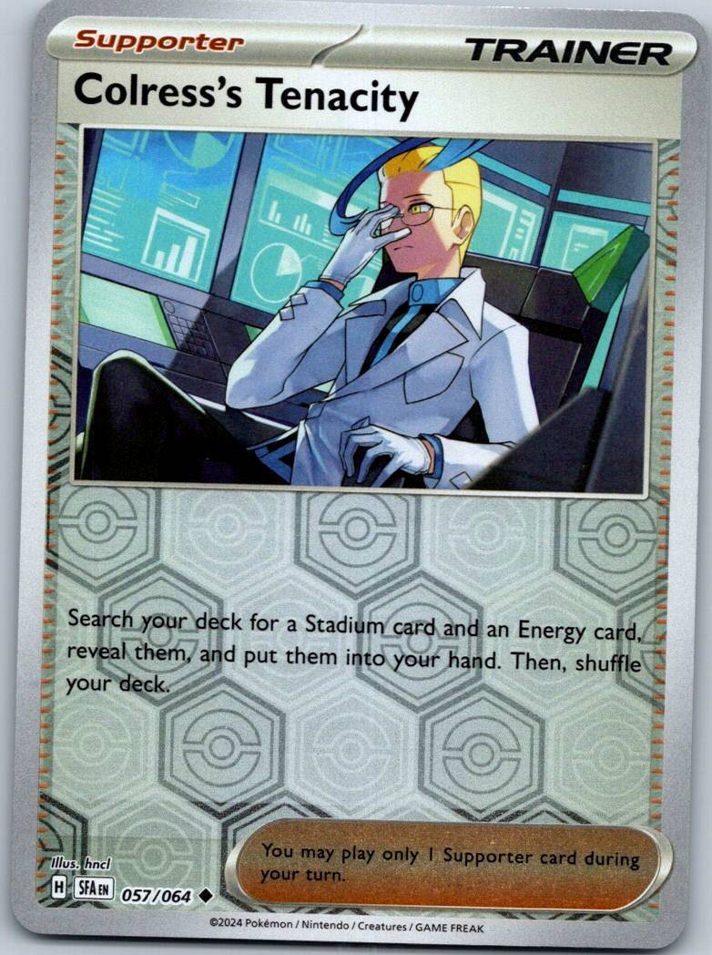 Colress's Tenacity 057/064 Reverse Shrouded Fable Pokemon Near Mint