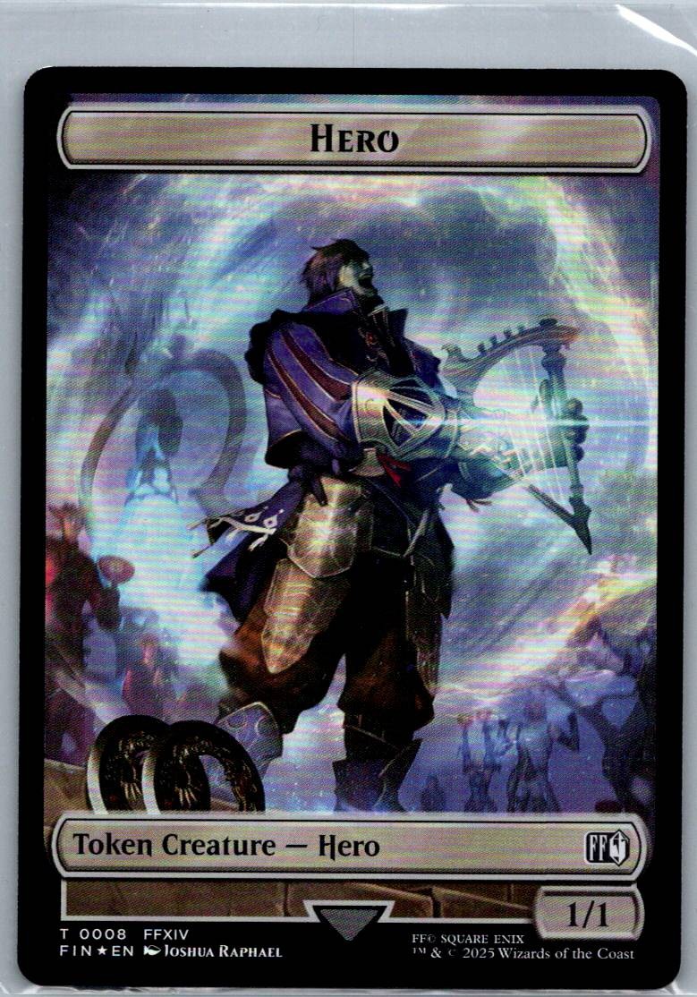 Hero FINAL FANTASY Magic: The Gathering NM Foil