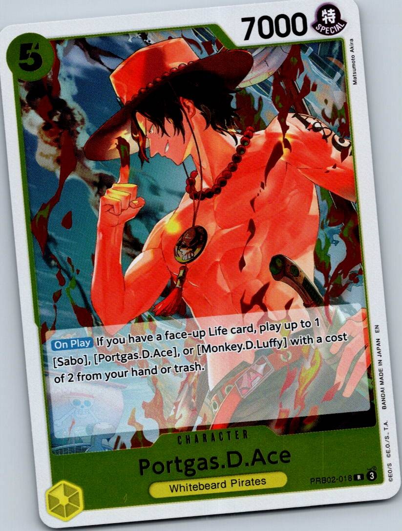 Portgas.D.Ace - PRB02-018 Premium Booster -The Best- Vol. 2 One Piece NM
