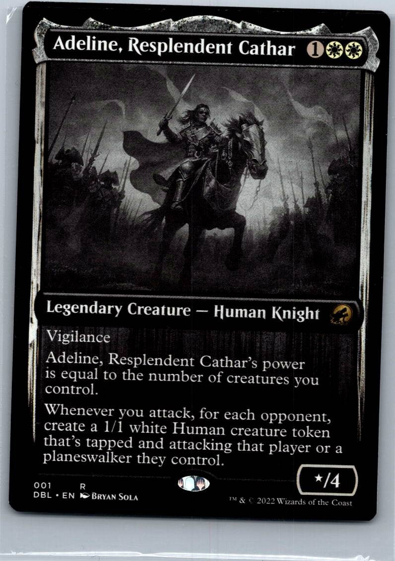 Adeline, Resplendent Cathar 1 Innistrad: Double Feature Magic: The Gathering NM