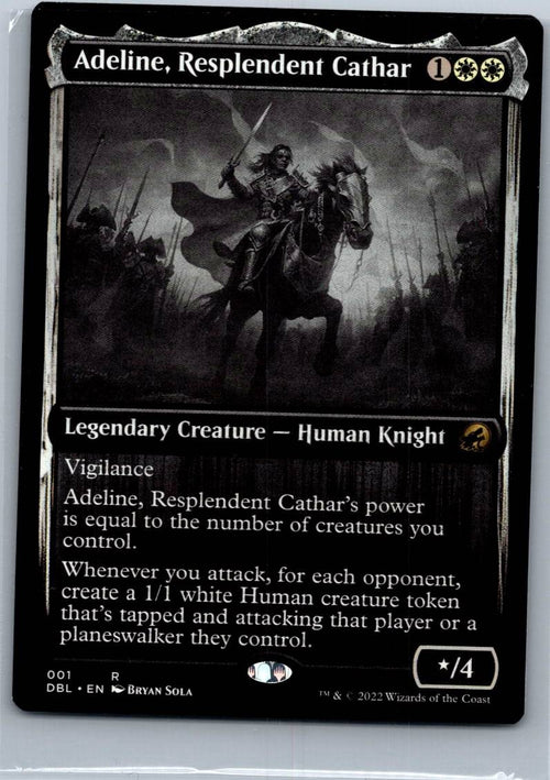 Adeline, Resplendent Cathar 1 Innistrad: Double Feature Magic: The Gathering NM