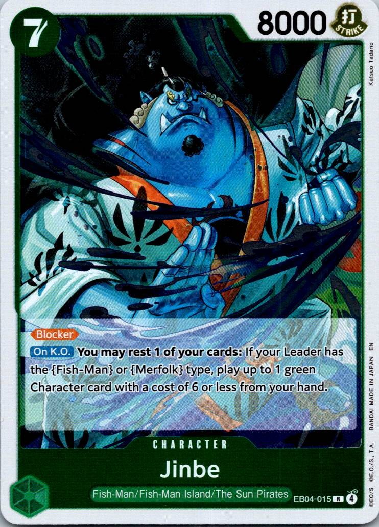 Jinbe EB04-015 Rare The Azure Sea's Seven One Piece Near Mint