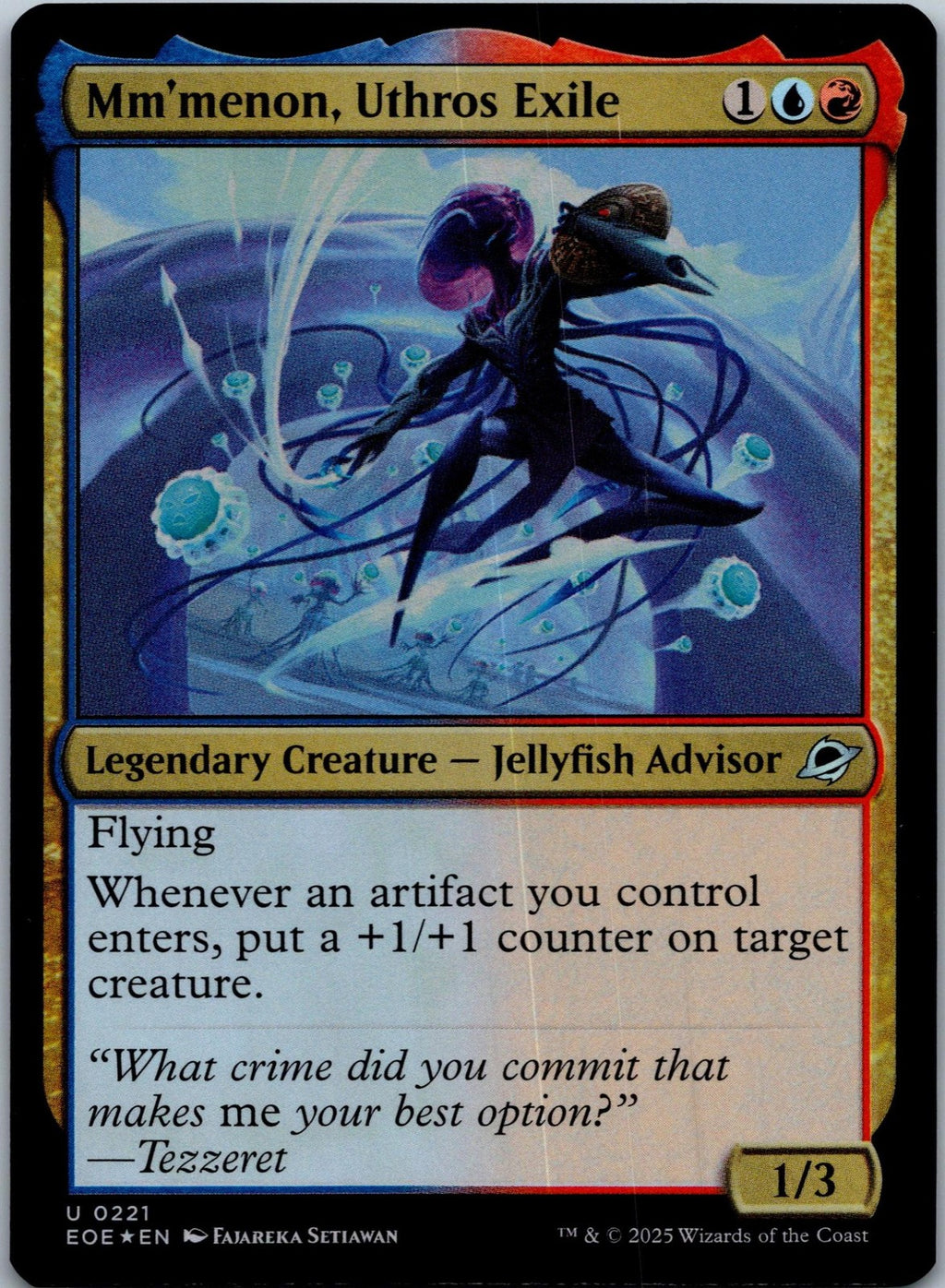 Mm'menon, Uthros Exile 221 Uncommon Edge of Eternities Magic: The Gathering NM