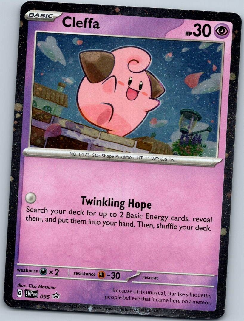 Cleffa 095 Promo Scarlet & Violet Pokemon Near Mint cosmo