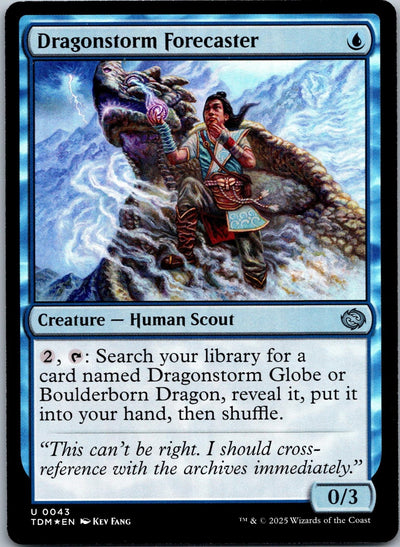 Dragonstorm Forecaster 43 Uncommon Tarkir: Dragonstorm Magic: The Gathering NM
