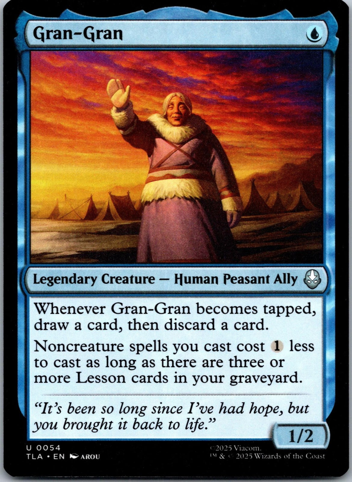 Gran-Gran 54 Uncommon Avatar: The Last Airbender Magic: The Gathering NM | HOKO
