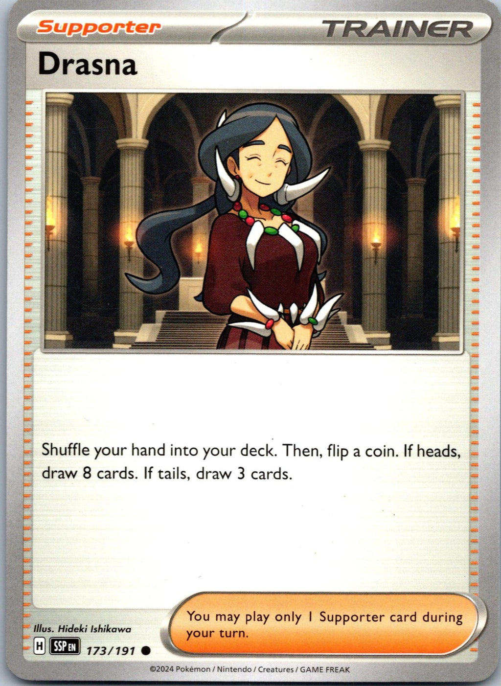 Drasna 173/191 Common Surging Sparks Pokemon Near Mint