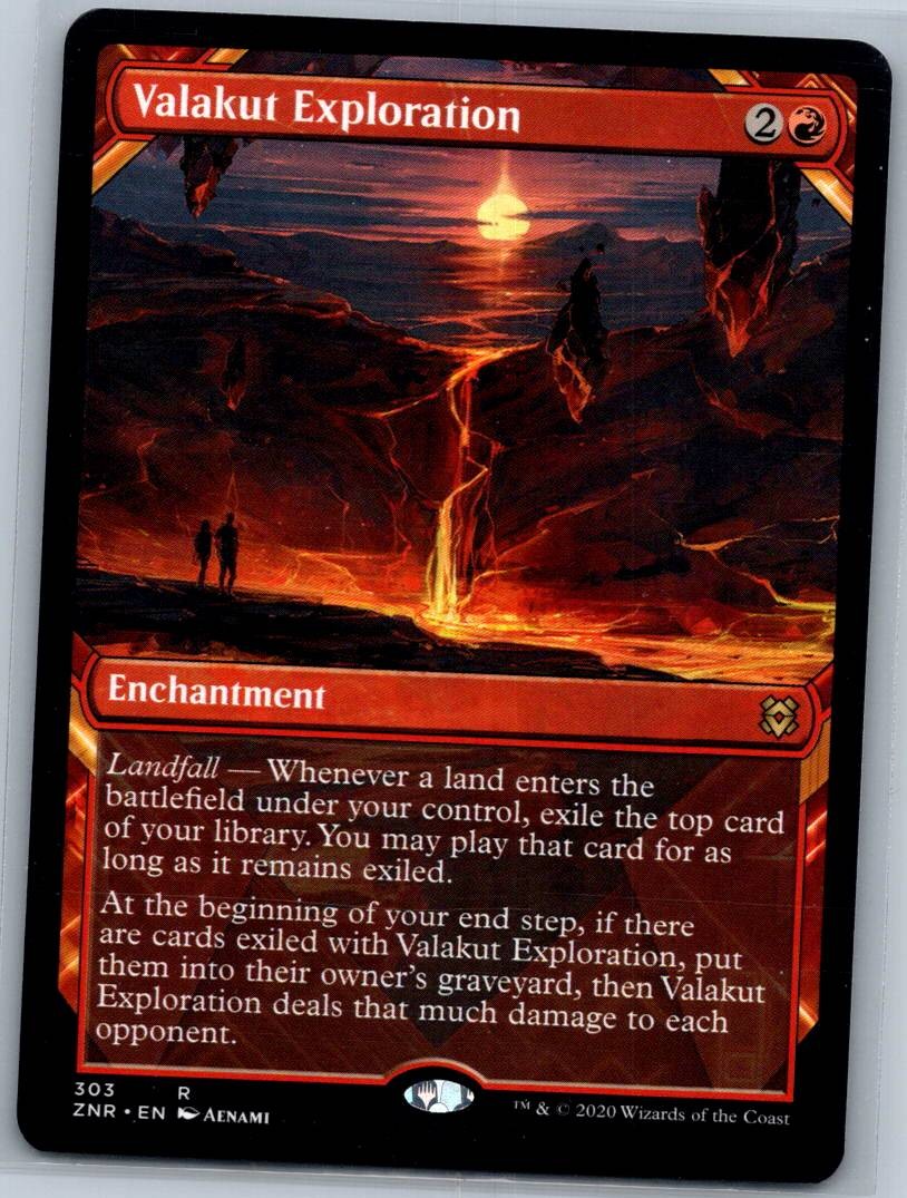 Valakut Exploration (Showcase) 303 Rare Zendikar Rising Magic: The Gathering NM