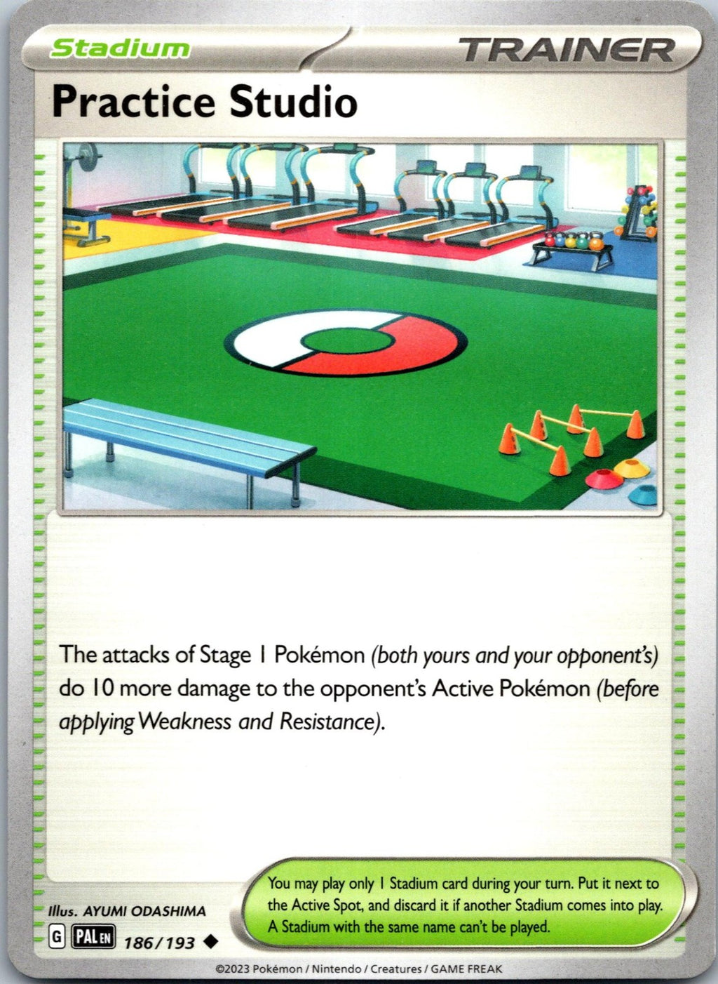 Practice Studio 186/193 Uncommon Paldea Evolved Pokemon Near Mint