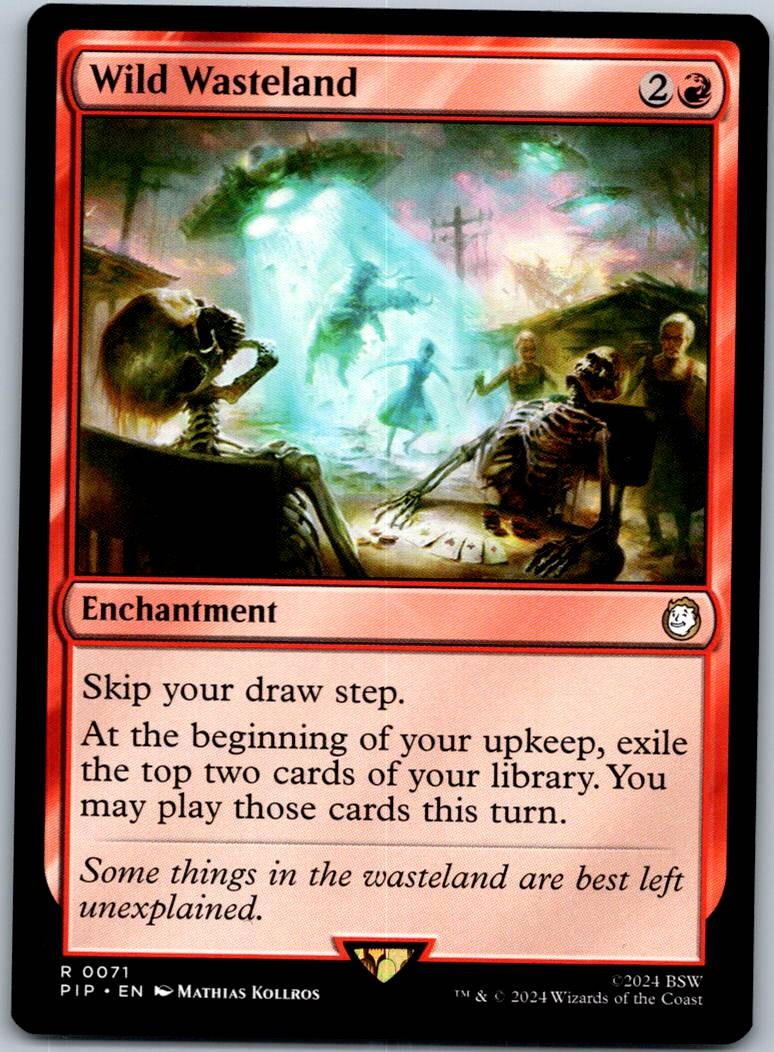 Wild Wasteland 71 Rare Universes Beyond: Fallout Magic: The Gathering Near Mint