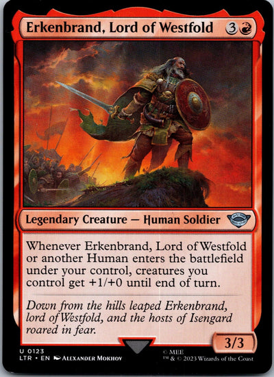 Erkenbrand, Lord of Westfold: The Lord of the Rings: Magic: The Gathering NM