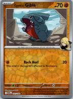 Cynthia's Gible 102/182 Common Destined Rivals Pokemon Near Mint