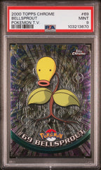 Bellsprout 69 Topps Chrome T.v. Pokemon PSA 9