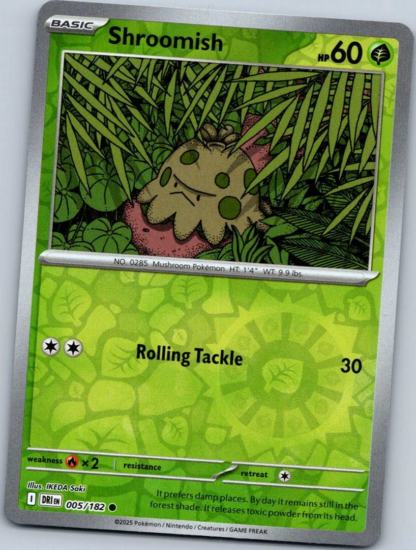 Shroomish 005/182 Common Destined Rivals Pokemon Near Mint