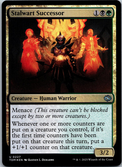 Stalwart Successor 227 Uncommon Tarkir: Dragonstorm Magic: The Gathering NM