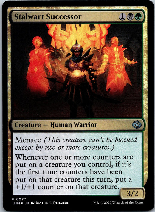 Stalwart Successor 227 Uncommon Tarkir: Dragonstorm Magic: The Gathering NM