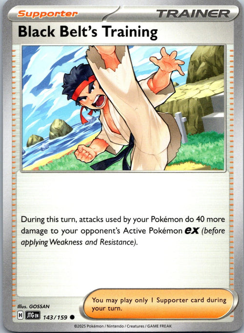 Black Belt's Training 143/159 Common Journey Together Pokemon Near Mint