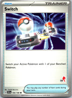 Switch 194/198 Common Scarlet & Violet Pokemon Near Mint