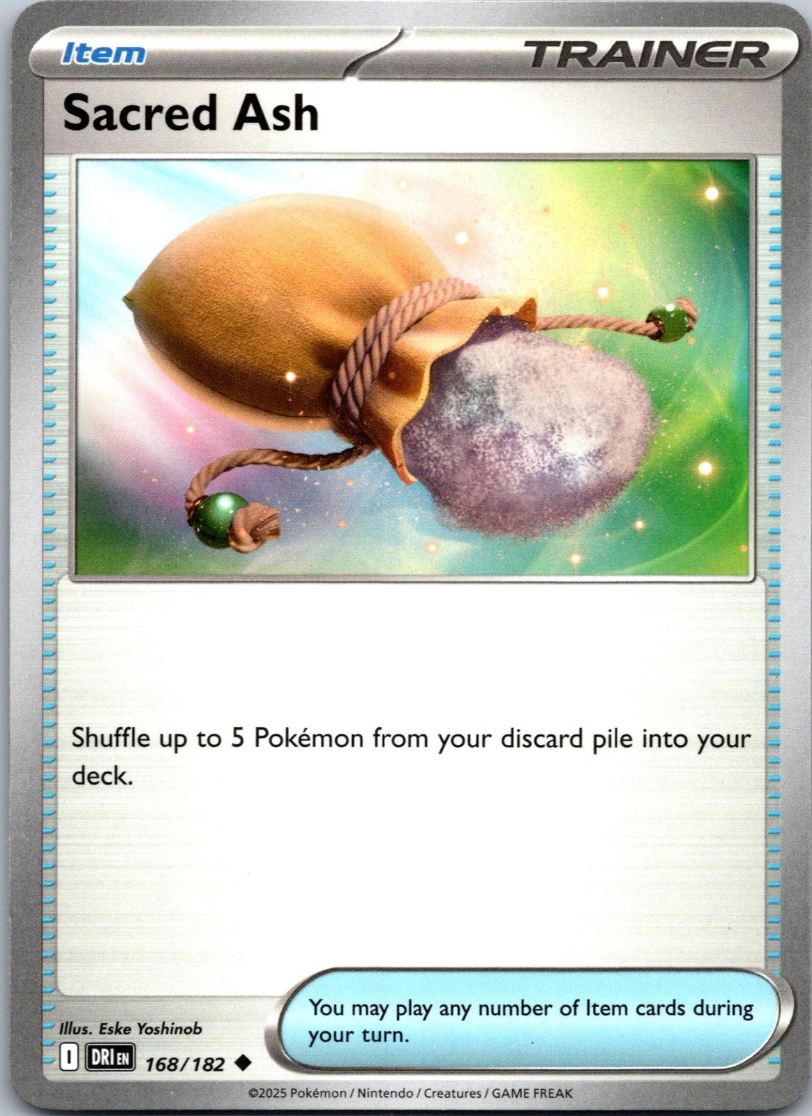 Sacred Ash 168/182 Uncommon Destined Rivals Pokemon Near Mint