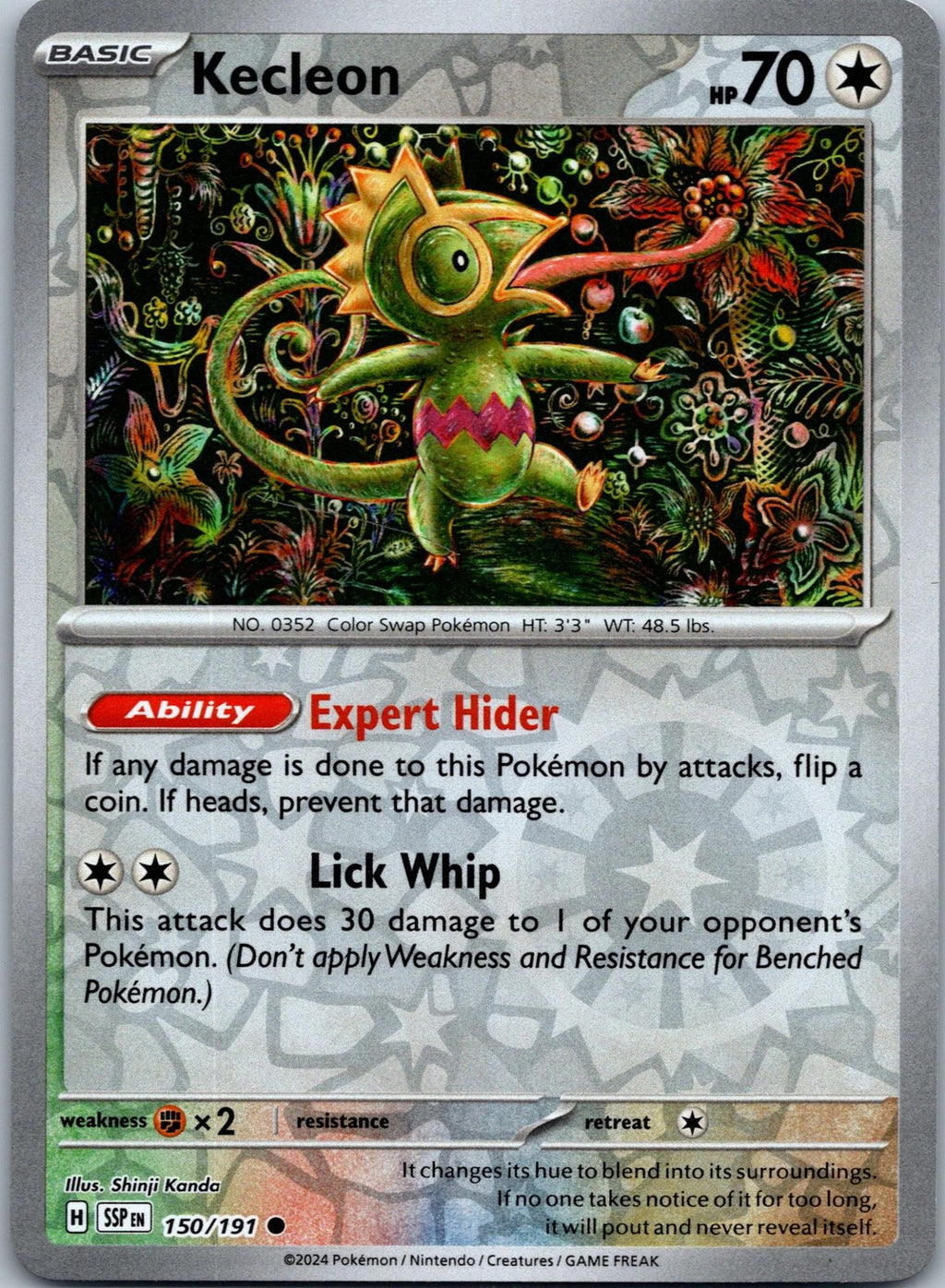 Kecleon 150/191 Common Surging Sparks Pokemon Near Mint