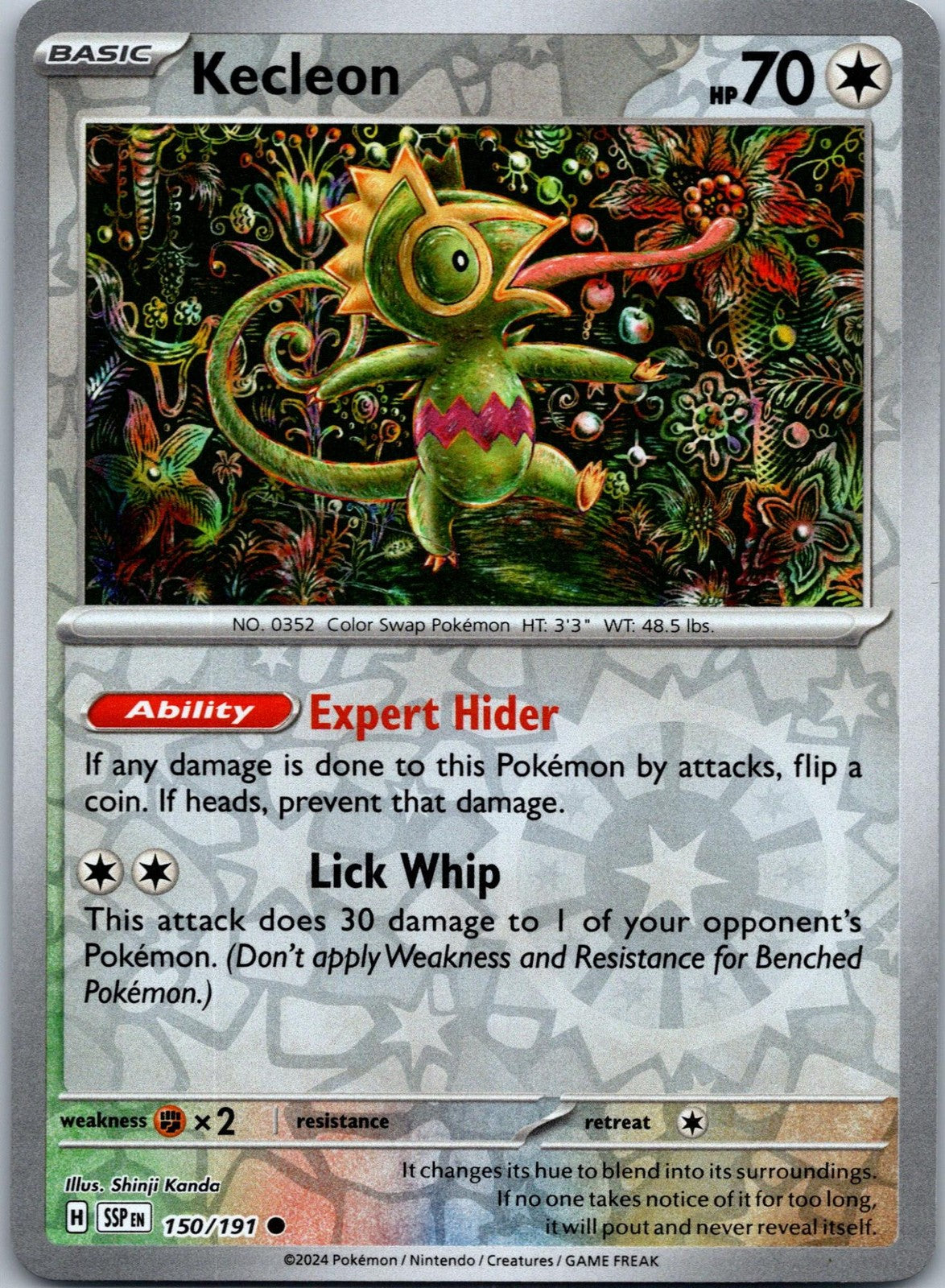 Kecleon 150/191 Common Surging Sparks Pokemon Near Mint