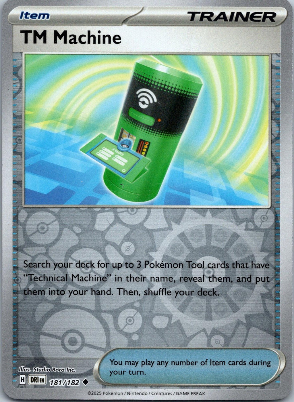 TM Machine 181/182 Uncommon Destined Rivals Pokemon Near Mint