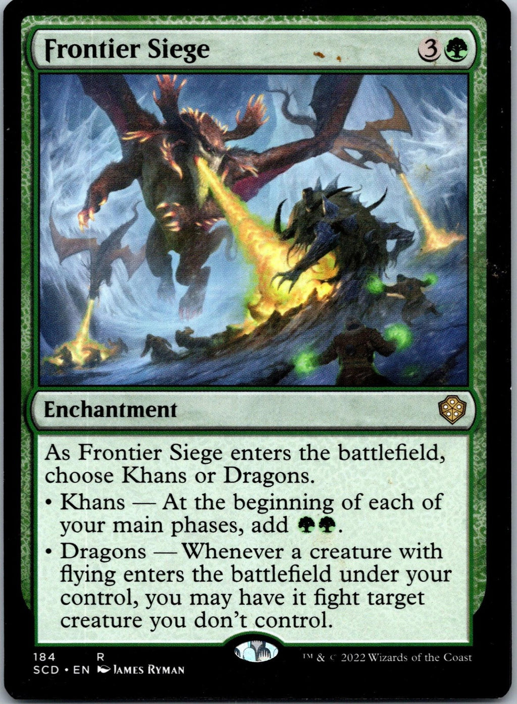 Frontier Siege 184 Rare Starter Commander Decks Magic: The Gathering Near Mint