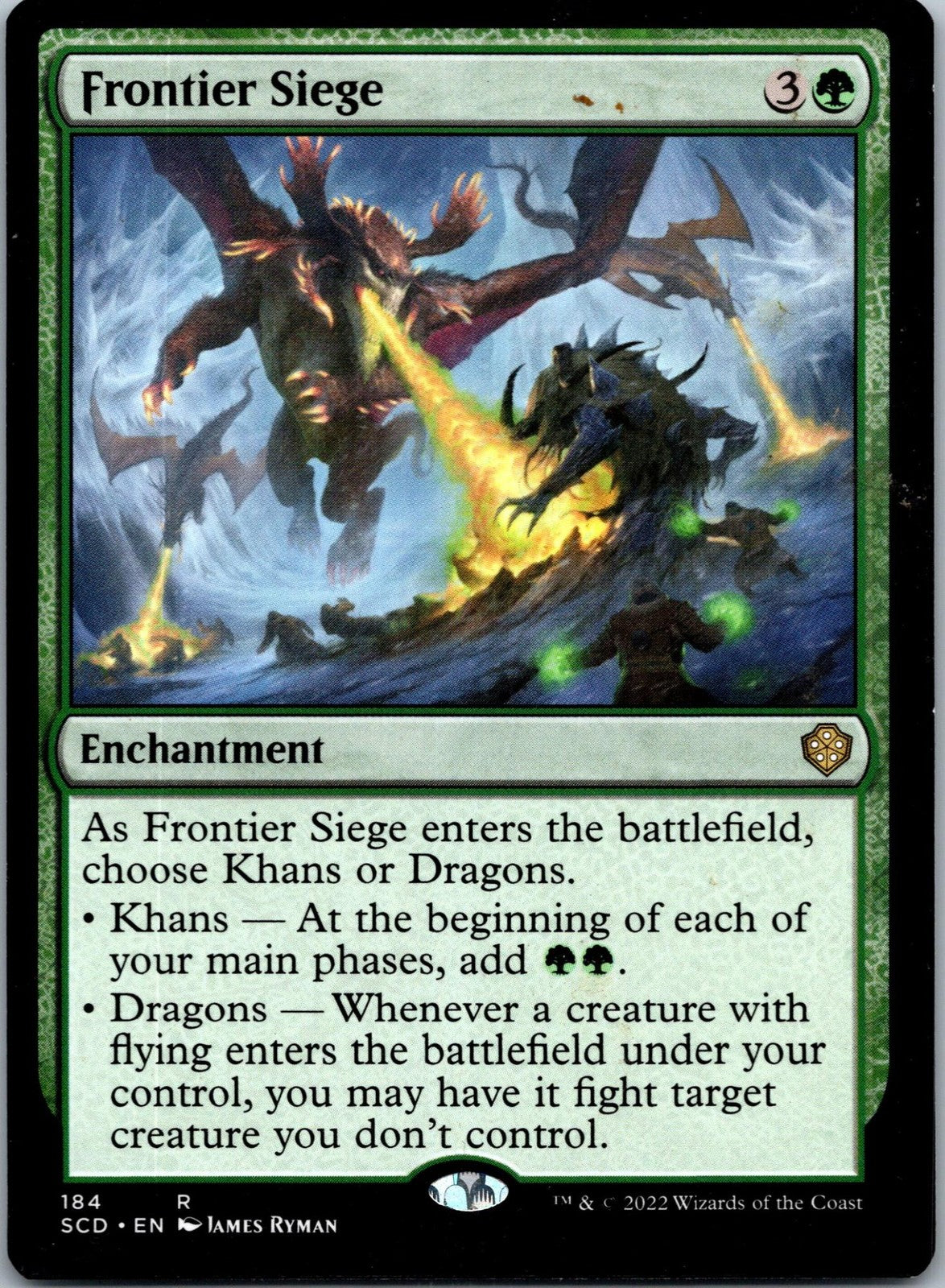 Frontier Siege 184 Rare Starter Commander Decks Magic: The Gathering Near Mint