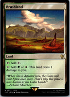Brushland 377 Rare Commander: Final Fantasy Magic: The Gathering Near Mint