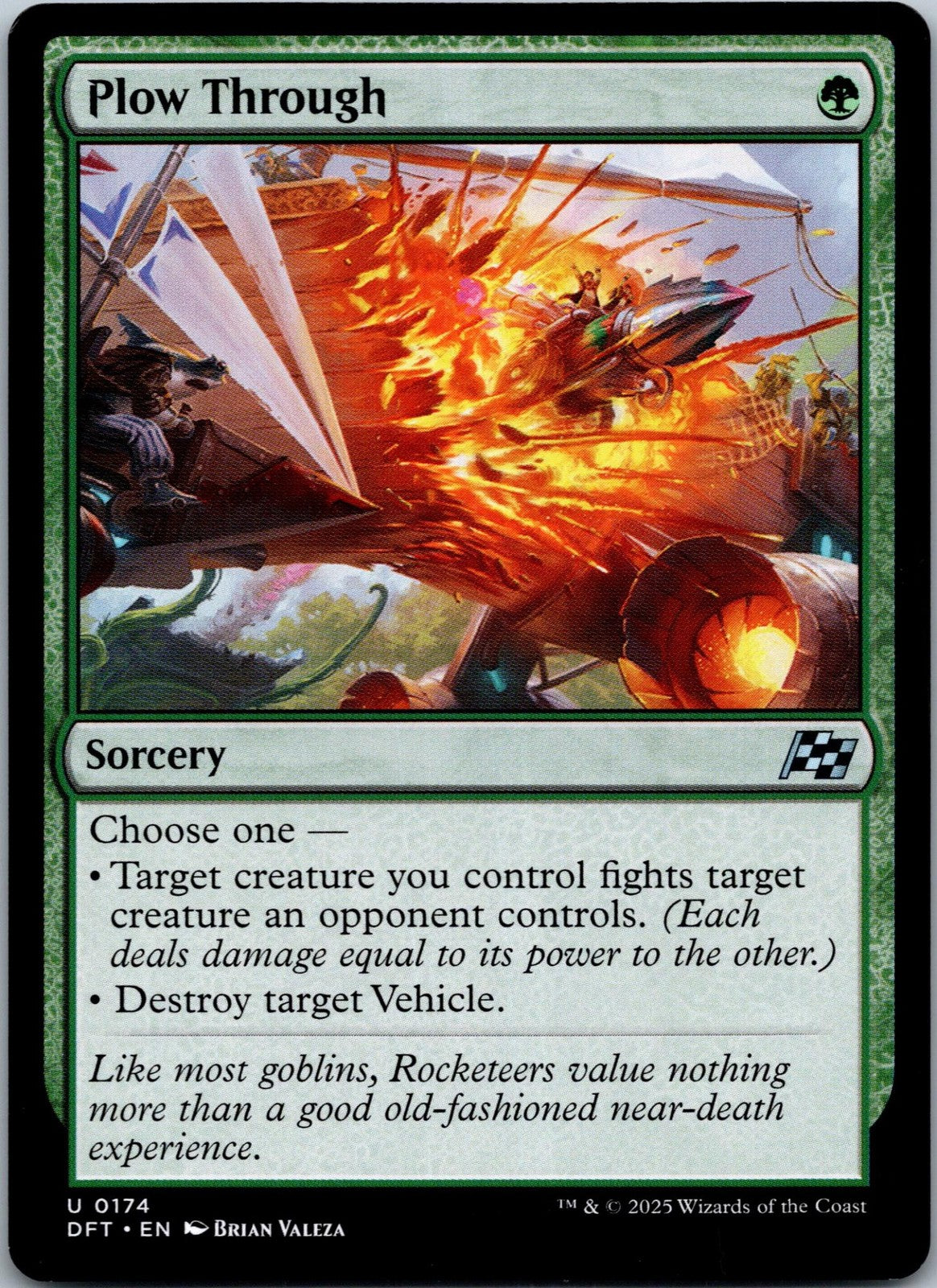 Plow Through 174 Uncommon Aetherdrift Magic: The Gathering Near Mint