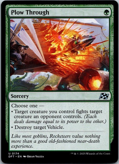 Plow Through 174 Uncommon Aetherdrift Magic: The Gathering Near Mint