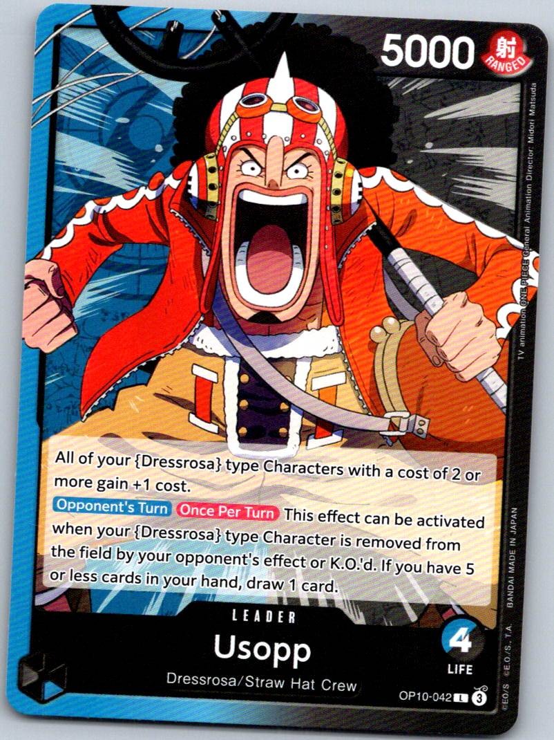 Usopp (042) OP10-042 Leader Royal Blood One Piece Near Mint