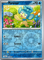 Panpour 017/086 Common Black Bolt Pokemon Near Mint