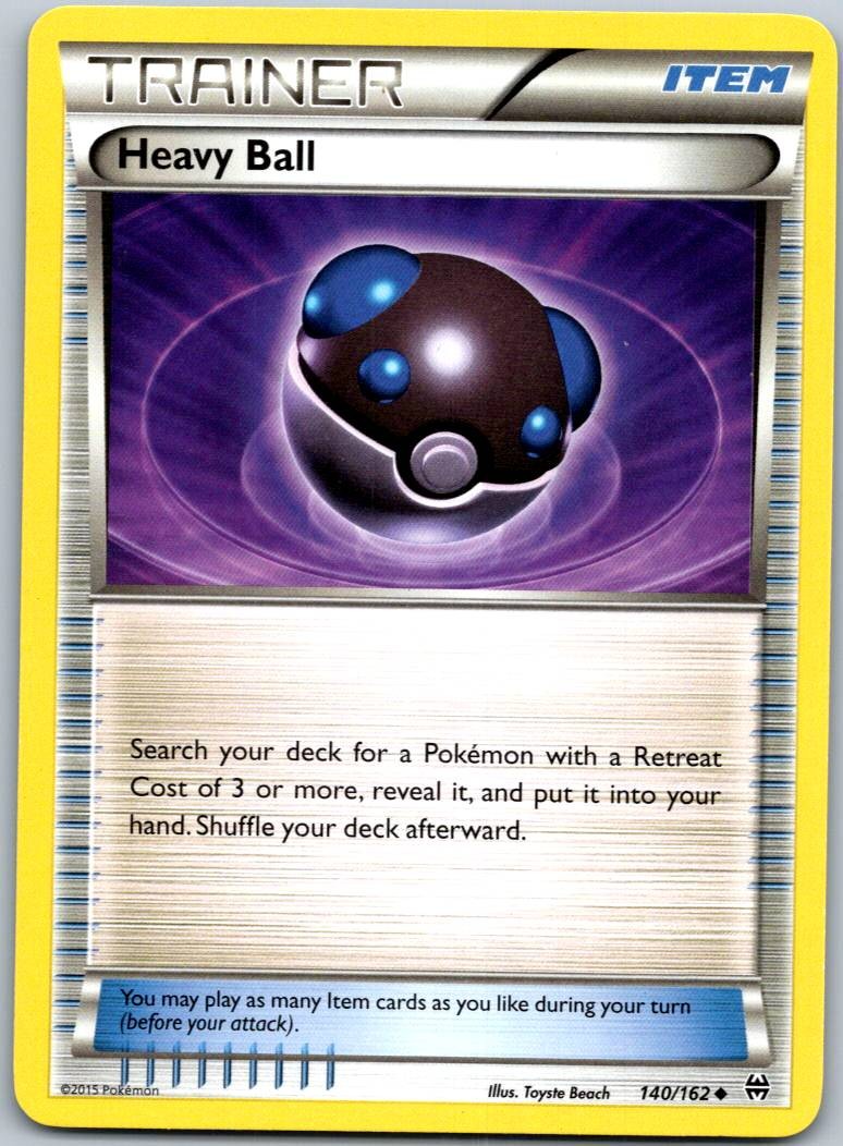 Heavy Ball 140/162 Reverse BREAKthrough Pokemon Near Mint