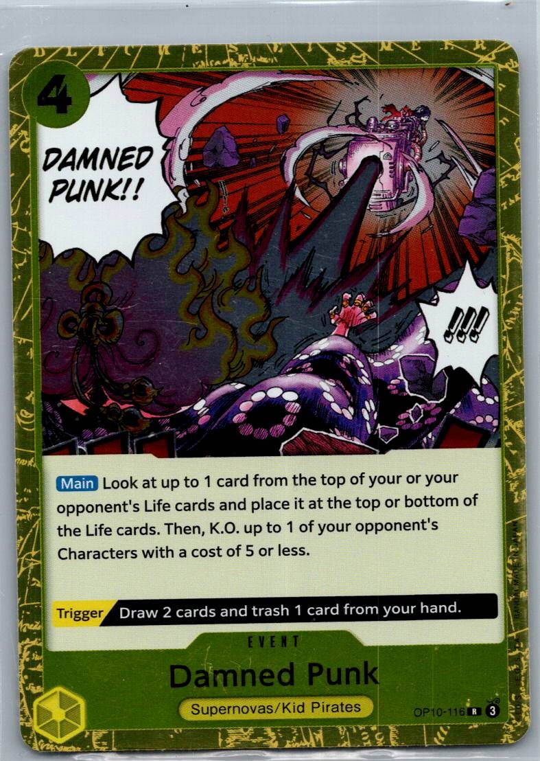 Damned Punk OP10-116 Rare Royal Blood One Piece Near Mint