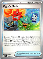 Ogre's Mask 118/131 Uncommon Prismatic Evolutions Pokemon Near Mint